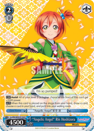 "Angelic Angel" Rin Hoshizora - LL/EN-W02-E130 - Rare available at 401 Games Canada