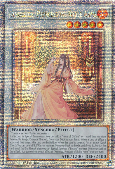 Angelica, Princess of Noble Arms - DUNE-EN040 - Quarter Century Secret Rare - 1st Edition available at 401 Games Canada