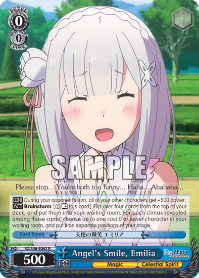 Angel's Smile, Emilia - RZ/S46-E062 - Rare available at 401 Games Canada