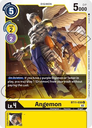 Angemon - BT11-038 - Uncommon available at 401 Games Canada