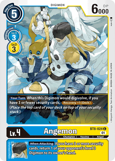 Angemon - BT8-024 - Common available at 401 Games Canada