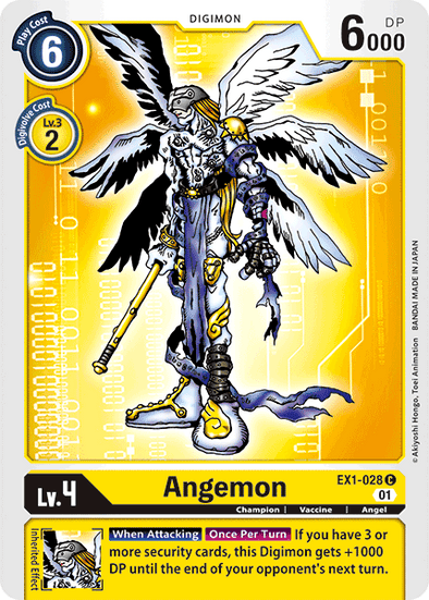 Angemon - EX1-028 - Common available at 401 Games Canada