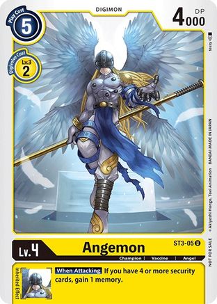 Angemon (Official Tournament Pack Vol.3) - ST3-05 - Uncommon available at 401 Games Canada