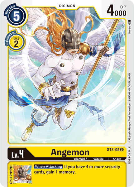 Angemon (Tamer Party Promo Alternate Art) - ST3-05 - Promo available at 401 Games Canada