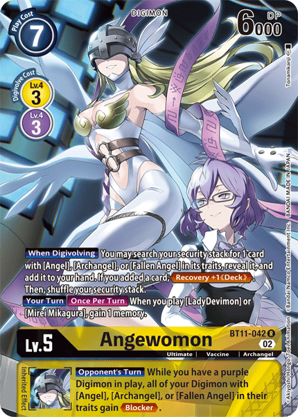 Angewomon (Alternate Art) - BT11-042 - Rare available at 401 Games Canada