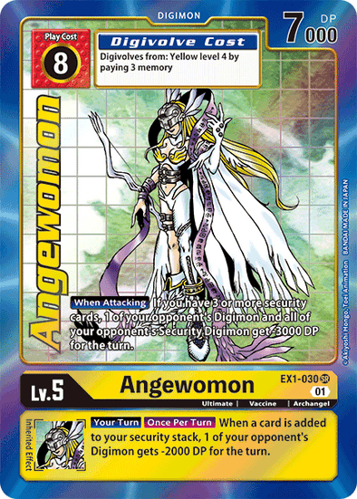 Angewomon (Alternate Art) - EX1-030 - Super Rare available at 401 Games Canada