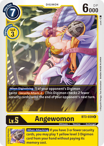 Angewomon - BT3-039 - Rare available at 401 Games Canada