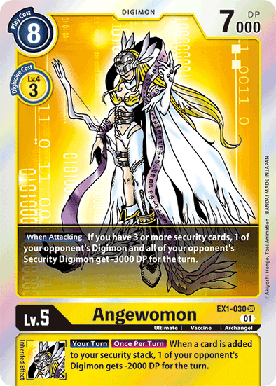 Angewomon - EX1-030 - Super Rare available at 401 Games Canada