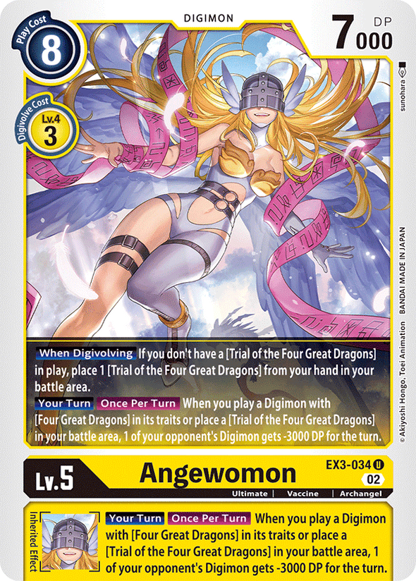 Angewomon - EX3-034 - Uncommon available at 401 Games Canada