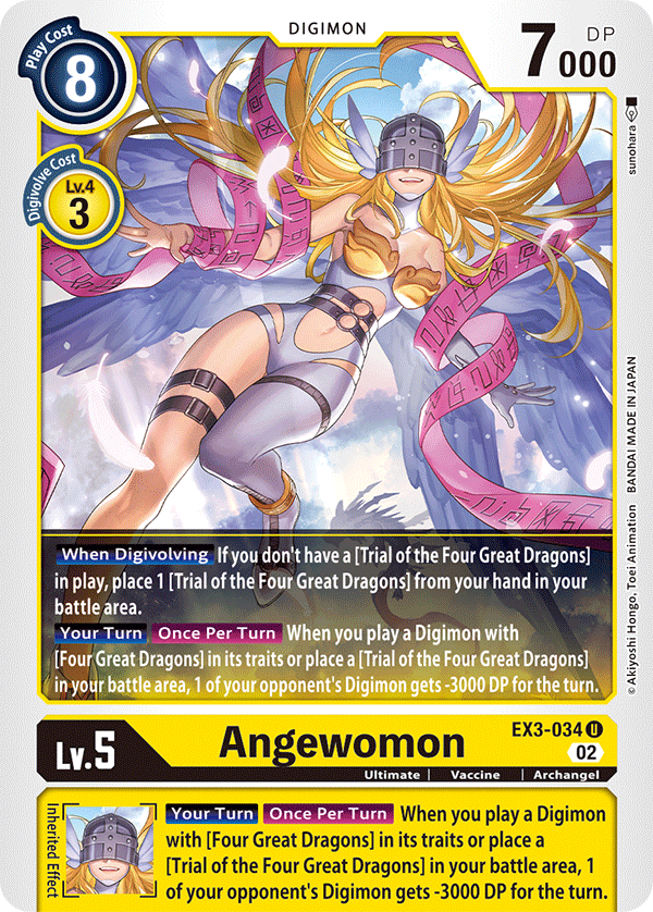 401 Games Canada - Angewomon - EX3-034 - Uncommon 401 Games Canada - Angewomon - EX3-034 - Uncommon