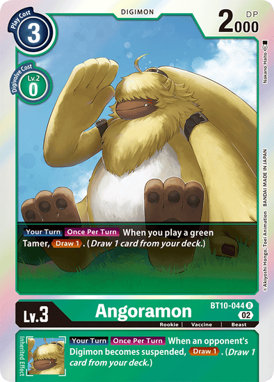 Angoramon - BT10-044 - Rare available at 401 Games Canada