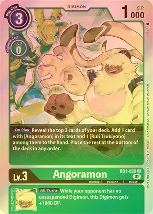 Angoramon (Box Topper) - RB1-020 - Uncommon (Foil) available at 401 Games Canada