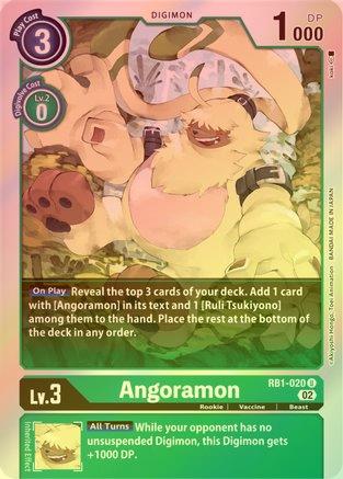 Angoramon - RB1-020 - Uncommon (Foil) available at 401 Games Canada