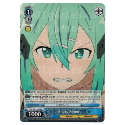 Angry Sinon available at 401 Games Canada