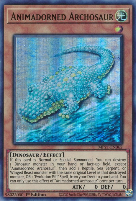 Animadorned Archosaur - MP21-EN062 - Ultra Rare - 1st Edition available at 401 Games Canada