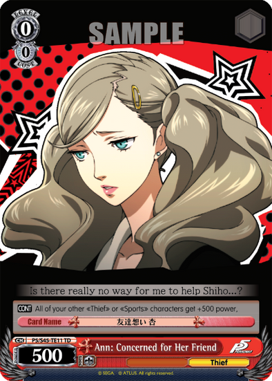 Ann: Concerned for Her Friend - P5/S45-TE11 - Trial Deck available at 401 Games Canada