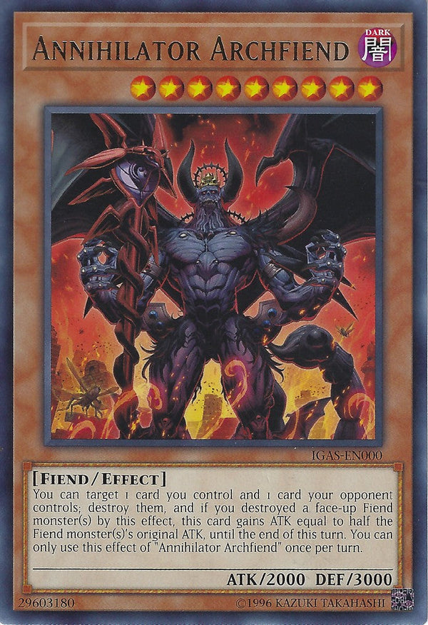 Annihilator Archfiend - IGAS-EN000 - Rare - Unlimited available at 401 Games Canada