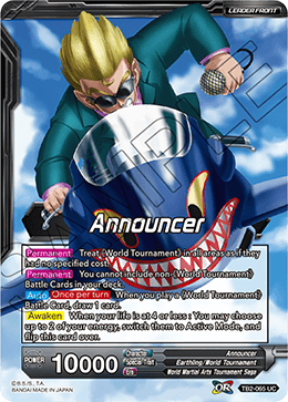 Announcer // Announcer, Referee Veteran - TB2-065 - Uncommon available at 401 Games Canada