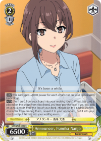 Announcer, Fumika Nanjo - SBY/W64-E019 - Common available at 401 Games Canada