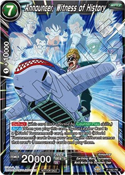 Announcer, Witness of History - P-162 - Promo (Foil) available at 401 Games Canada