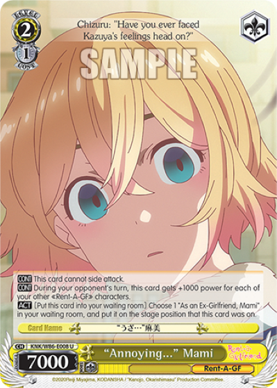 "Annoying..." Mami - KNK-W86-E008 - Uncommon available at 401 Games Canada