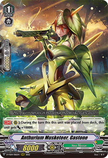 Anthurium Musketeer, Gastone - D-VS04/082 - Triple Rare available at 401 Games Canada