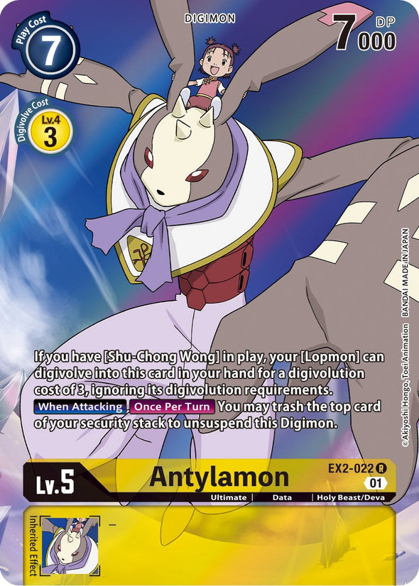 Antylamon (Alternate Art) - EX2-022 - Rare available at 401 Games Canada