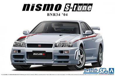 Aoshima - 2004 Nissan BNR34 Skyline GT-R Nismo S-Tune 1/24 available at 401 Games Canada