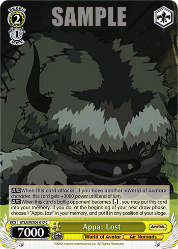 Appa: Lost - ATLA/WX04-E017 - Common available at 401 Games Canada