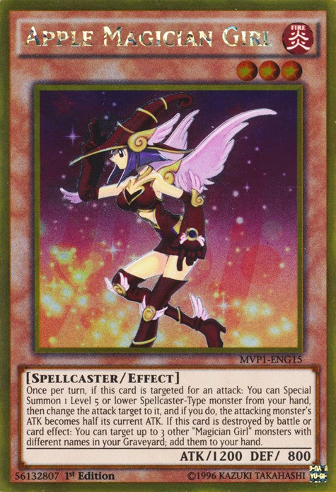 Apple Magician Girl - MVP1-ENG15 - Gold Rare - 1st Edition available at 401 Games Canada