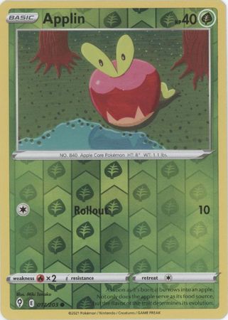 Applin - 017/203 - Common - Reverse Holo available at 401 Games Canada