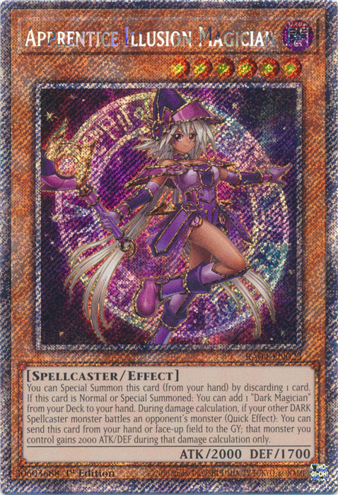 Apprentice Illusion Magician (Platinum Secret Rare) - RA04-EN023 - Platinum Secret Rare - 1st Edition