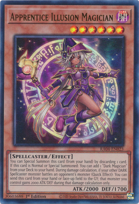 Apprentice Illusion Magician (UR) - RA04-EN023 - Ultra Rare - 1st Edition