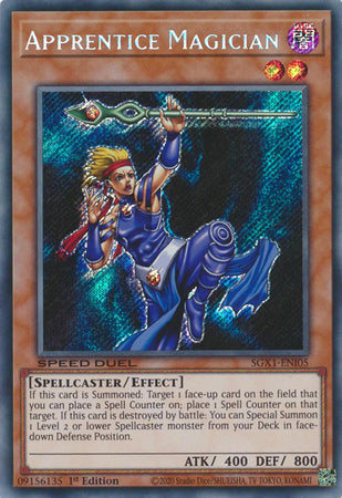 Apprentice Magician - SGX1-ENI05 - Secret Rare - 1st Edition available at 401 Games Canada