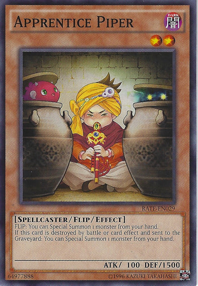 Apprentice Piper - RATE-EN029 - Common - Unlimited available at 401 Games Canada