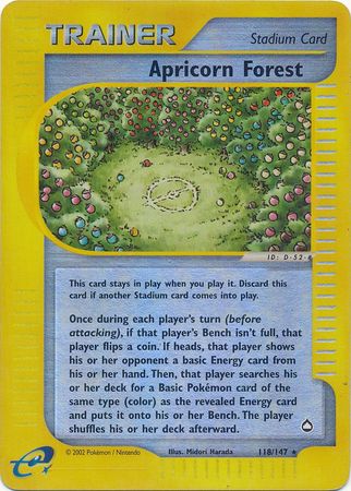 Apricorn Forest - 118/147 - Rare - Reverse Holo available at 401 Games Canada