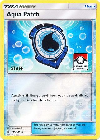 Aqua Patch - 119/145 - Promo (Staff League Cup) available at 401 Games Canada