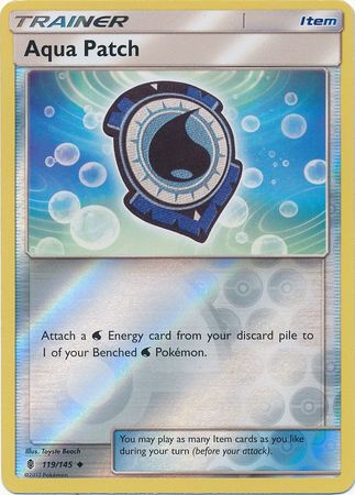 Aqua Patch - 119/145 - Uncommon - Reverse Holo available at 401 Games Canada