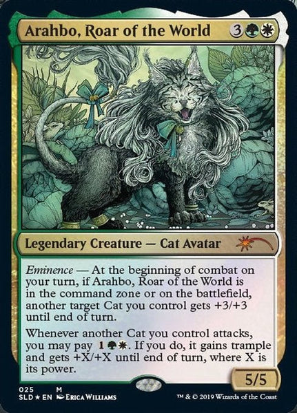 Secret Lair bundle　mtg　マジック　始祖ドラゴン、アラーボ 401 Games Canada - Arahbo, Roar of the World - OMG Kitties Secret