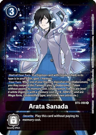 Arata Sanada (Box Topper) - BT5-090 - Rare available at 401 Games Canada