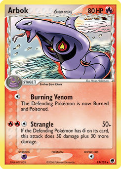 Arbok - 13/101 - Rare available at 401 Games Canada