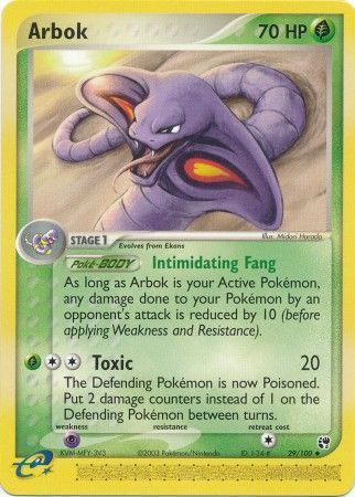 Arbok - 29/100 - Uncommon available at 401 Games Canada