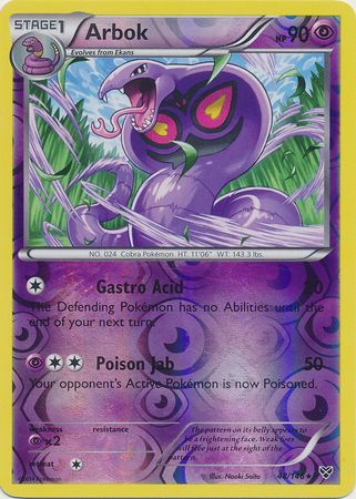 Arbok - 48/146 - Rare - Reverse Holo available at 401 Games Canada