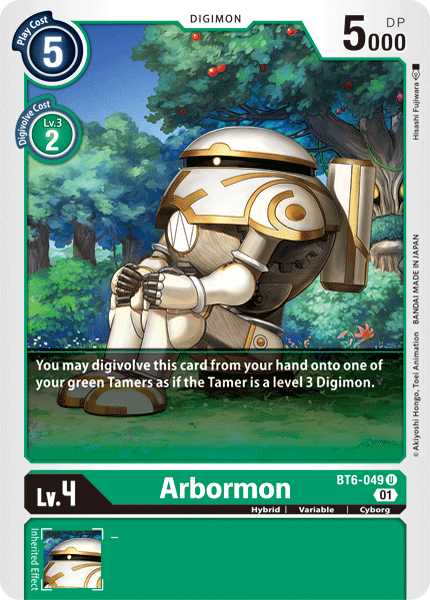 Arbormon - BT6-049 - Uncommon available at 401 Games Canada