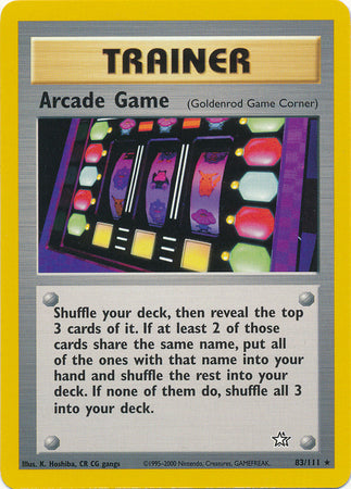Arcade Game - 83/111 - Rare - Unlimited available at 401 Games Canada