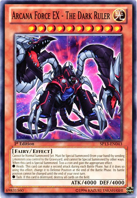 Arcana Force EX - The Dark Ruler - SP13-EN043 - Starfoil Rare - 1st Edition available at 401 Games Canada