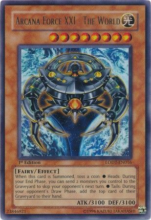 Arcana Force XXI - The World - LODT-EN016 - Ultra Rare - 1st Edition available at 401 Games Canada