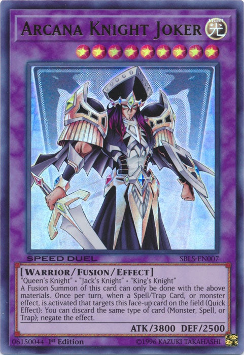 Arcana Knight Joker - SBLS-EN007 - Ultra Rare - 1st Edition available at 401 Games Canada