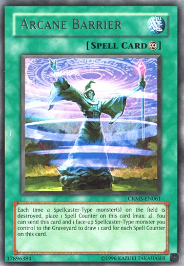 Arcane Barrier - CRMS-EN061 - Rare - Unlimited available at 401 Games Canada