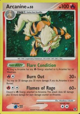 Arcanine - 1/111 - Holo Rare available at 401 Games Canada